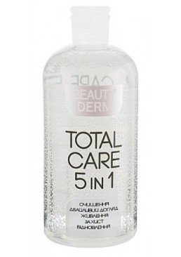 Мицеллярная вода Beauty Derm Total Care 5 в 1 для всех типов кожи, 500 мл